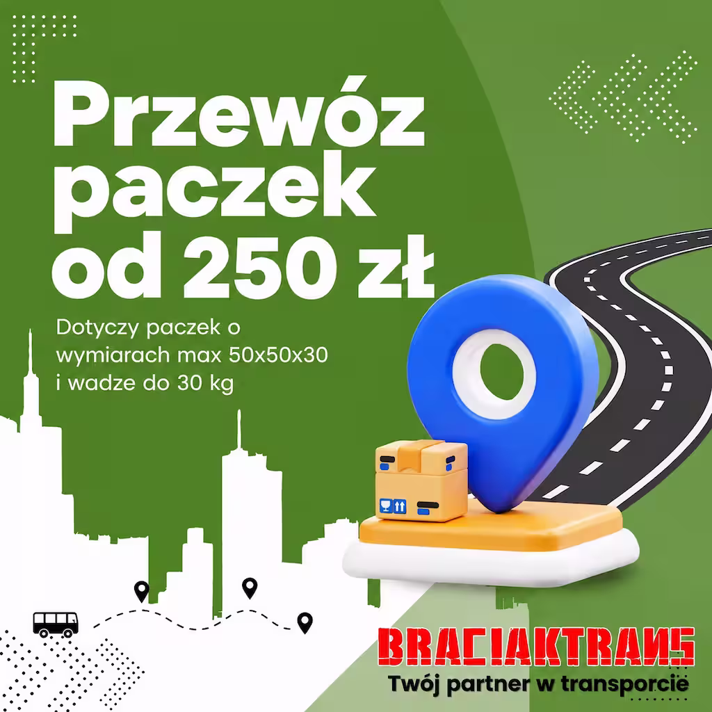 Przewóz paczek do Niemiec, Holandii, Belgii i Luksemburga od 250 zł